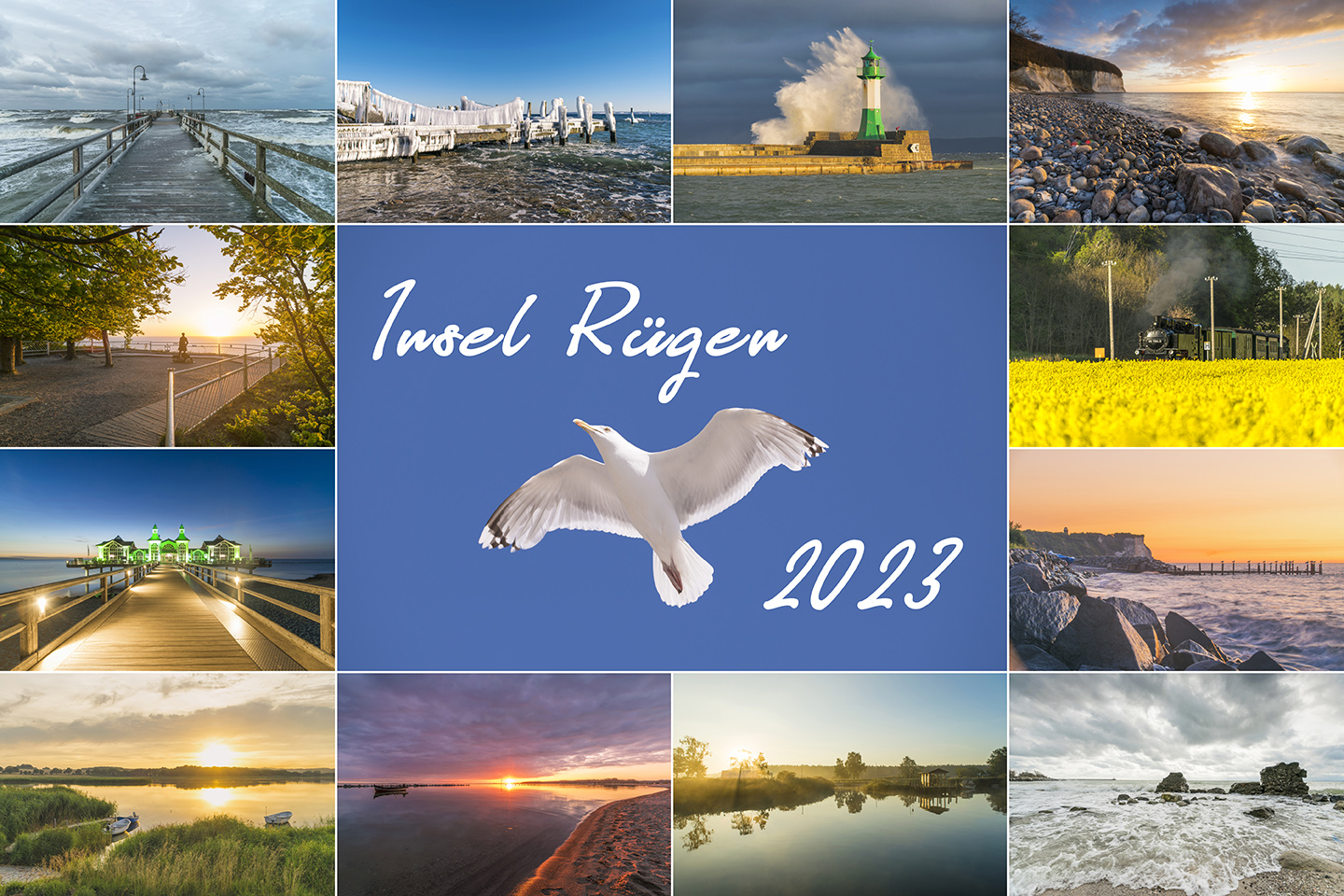 Cover Insel Rügen Wandkalender 2023