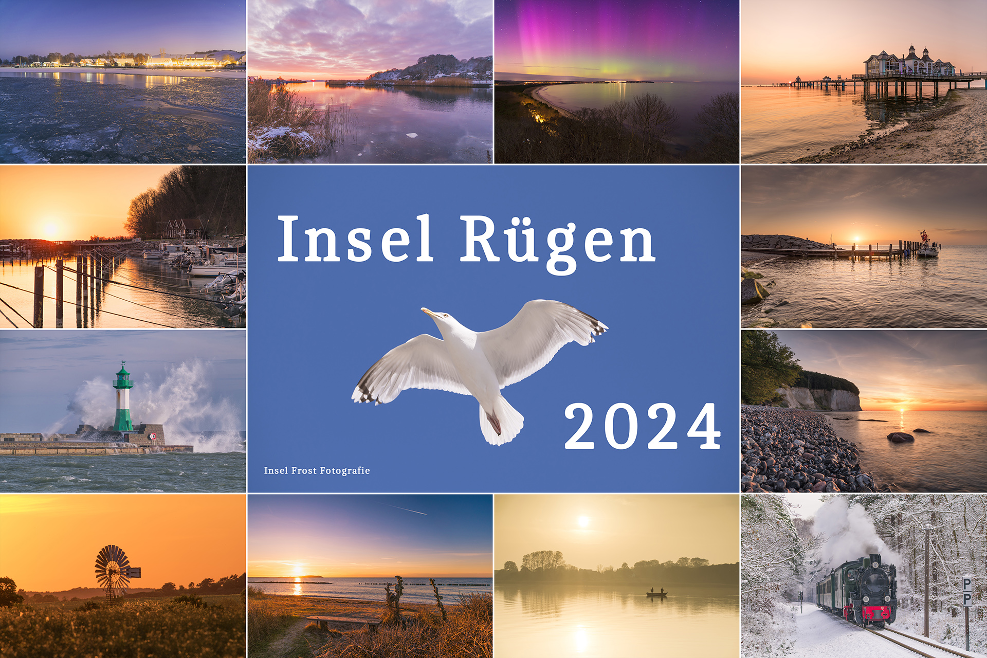 Cover Insel Rügen Wandkalender 2024